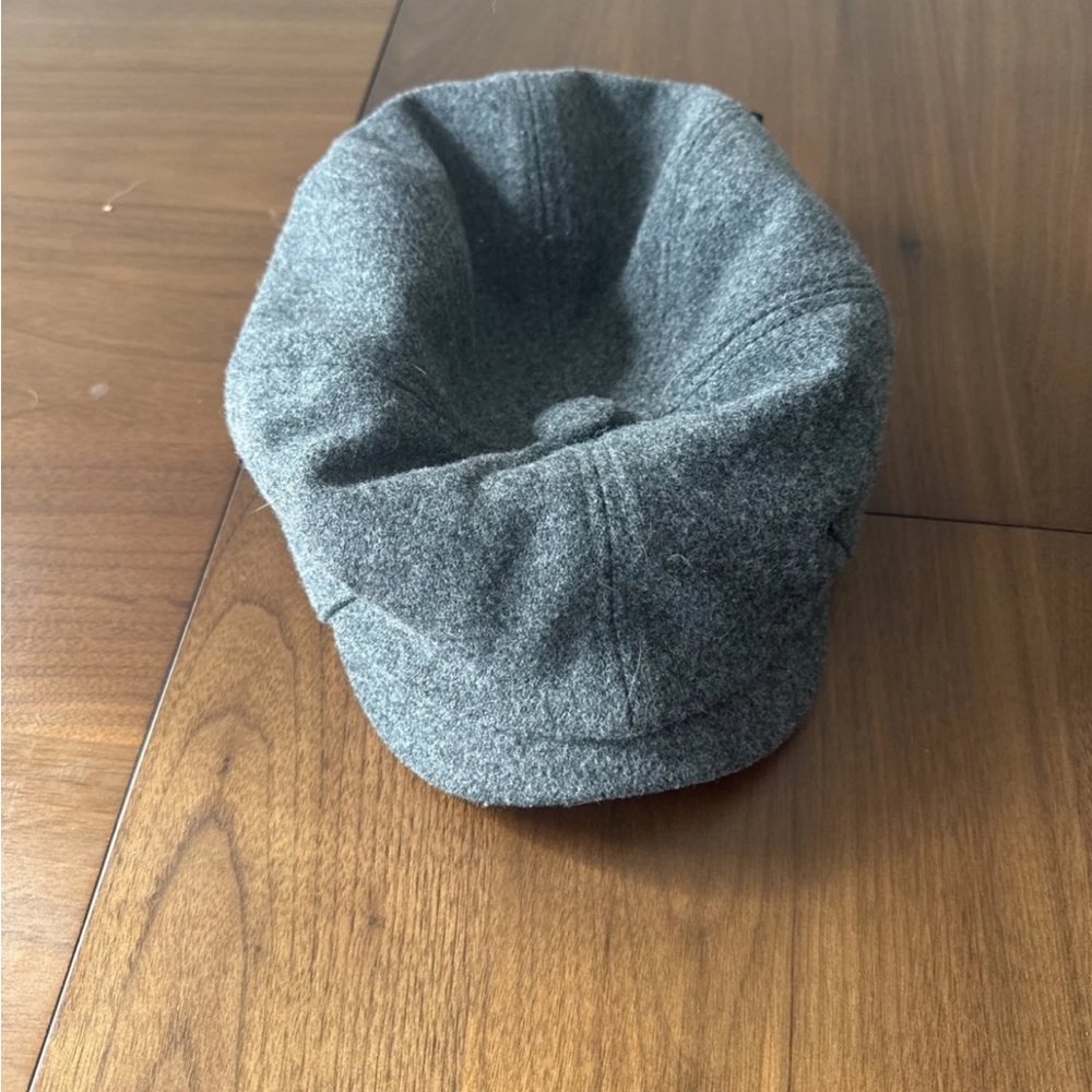 G Star Raw Newsboy Gray Wool Cap
